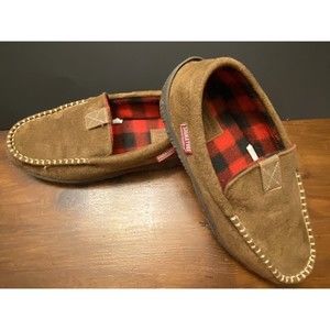 Mens Slippers Levi Strauss Signature 7-8 Memory Foam Brown Shoes